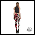 Legging Tête de Mort Mexicaine Vintage