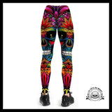 Legging Tête de Mort Multicolore