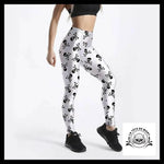 Legging Tête de Mort Os Croises