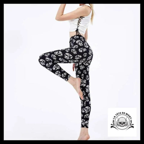 Legging Tête de Mort Skull