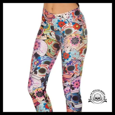 Legging Tête de Mort Skull Calavera