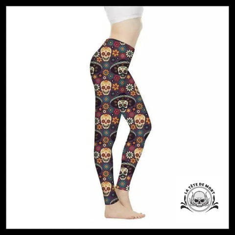 Legging Tête de Mort Sombrero