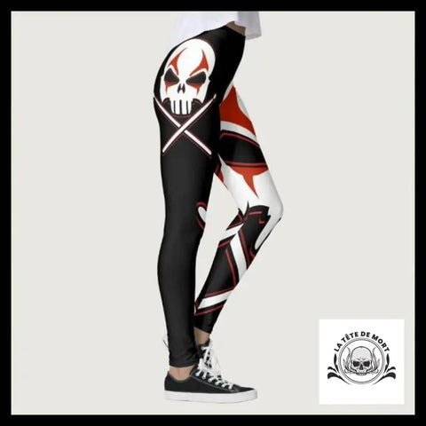 Legging Tête de Mort Style Marvel - Crâne Passion