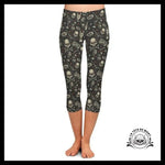 Legging Tête de Mort Vintage