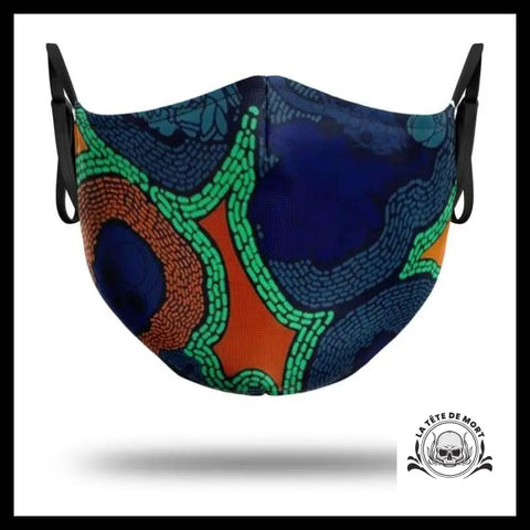 Masque Crâne Art Abstrait
