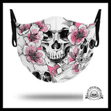 Masque Crâne en Fleurs