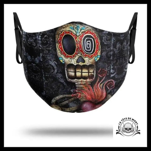 Masque Crâne Mexicain Jour des Morts