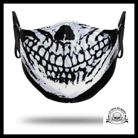 Masque Crâne Noir