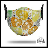 Masque Crâne Orange