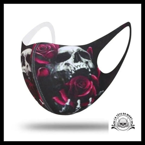 Masque Crâne et Roses