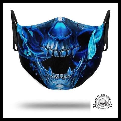 Masque Démon Bleu