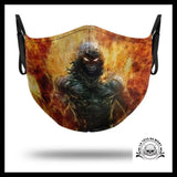 Masque Démon en Flammes