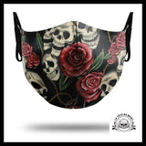 Masque Gothique Avec Fleurs
