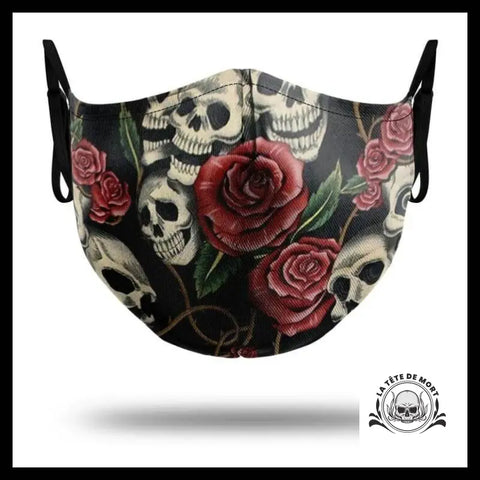 Masque Gothique Avec Fleurs