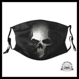 Masque Noir Tête de Mort