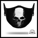 Masque Noir Tête de Mort