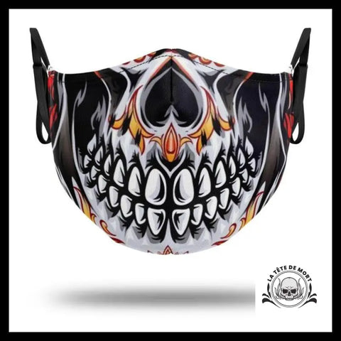 Masque Rock and Roll Enflammé