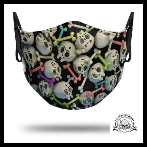 Masque Squelette 3D