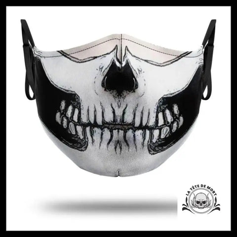 Masque Squelette Noir et Blanc