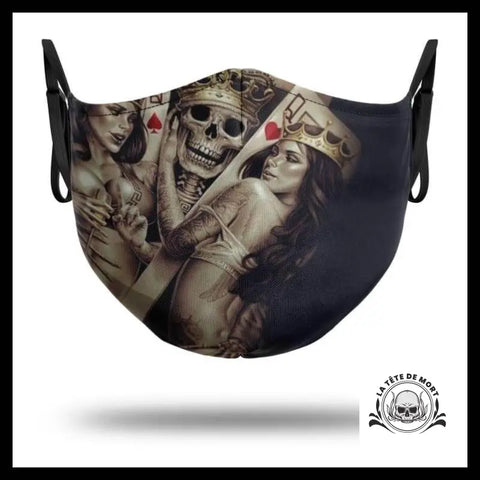Masque Squelette Poker
