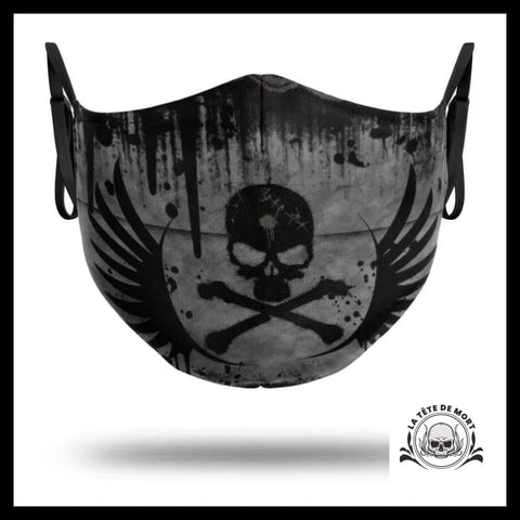 Masque Tête de Mort Ailée