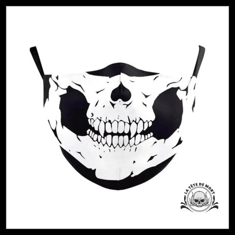 Masque Tête de Mort Blanche