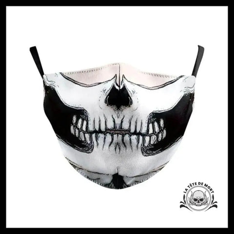 Masque Tête de Mort Bouche Decousue