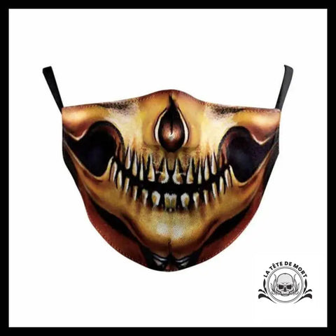 Masque Tête de Mort Bronze