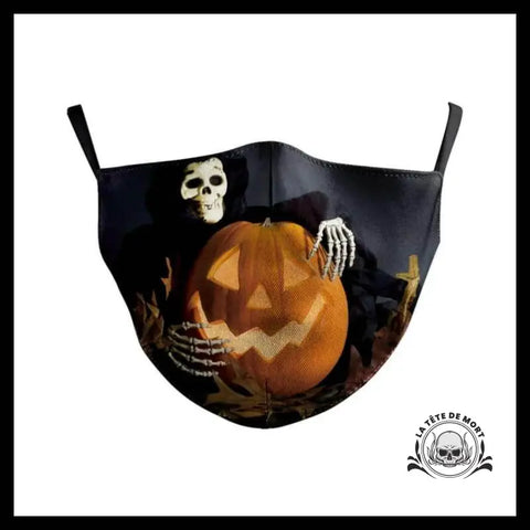 Masque Tête de Mort Citrouille