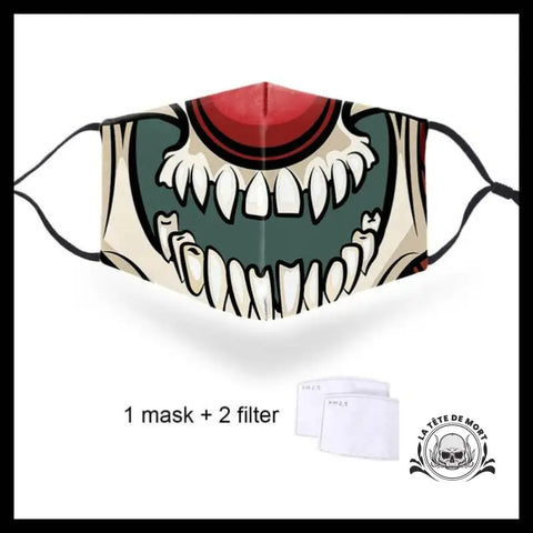 Masque Tête de Mort Clown