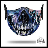 Masque Tête de Mort Colorée