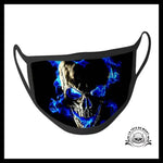 Masque Tete de Mort Crâne feu Follet