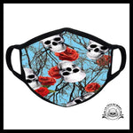 Masque Tête de Mort Crânes Bleu