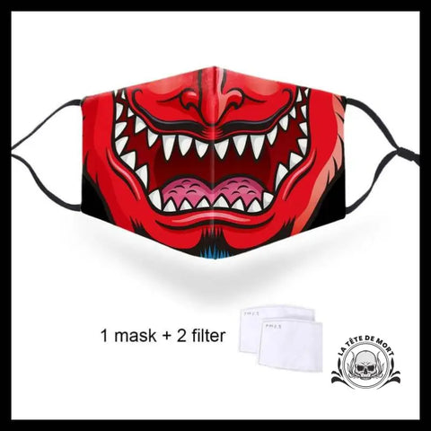Masque Tête de Mort Diable