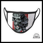 Masque Tete de Mort Duo Crânes