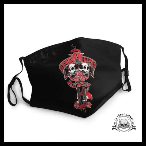 Masque Tête de Mort Etoile Rouge