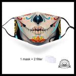 Masque Tête de Mort Femme Calavera