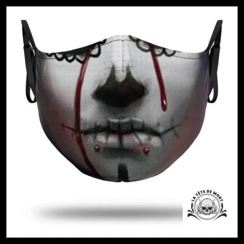 Masque Tête de Mort Femme Mexicaine