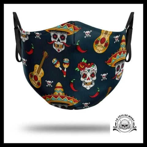 Masque Tête de Mort Mexicaine Calavera