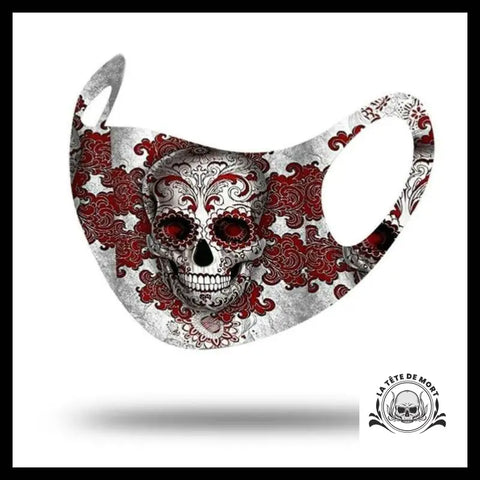 Masque Tête de Mort Mexicaine Dessin