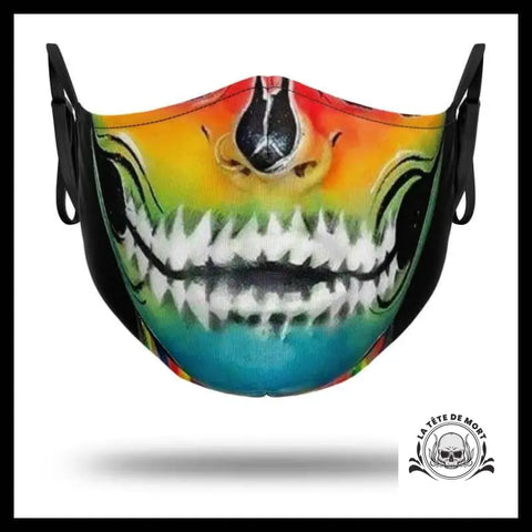 Masque Tête de Mort Multicolore
