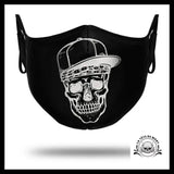 Masque Tête de Mort Noir et Blanc