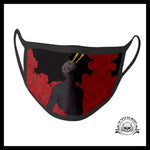 Masque Tete de Mort Nuages Rouge
