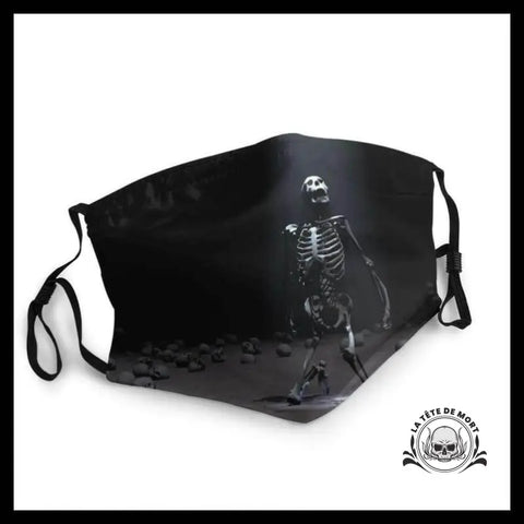 Masque Tête de Mort Ravin Noir