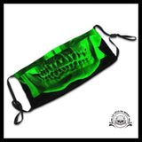 Masque Tête de Mort Verte