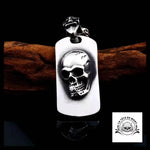 Médaillon Tête de Mort (Acier)