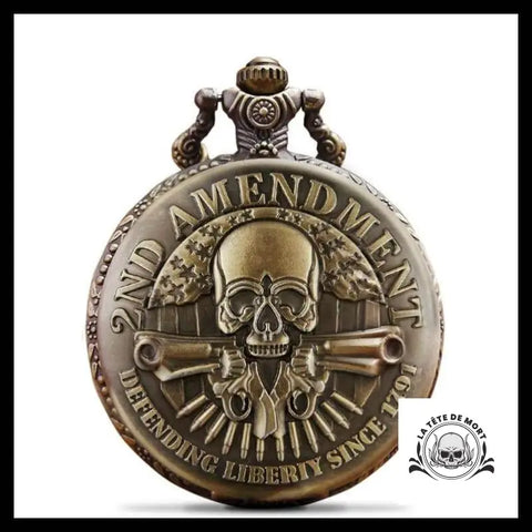 Montre À Gousset Tête de Mort