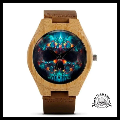 Montre Crâne Coloré