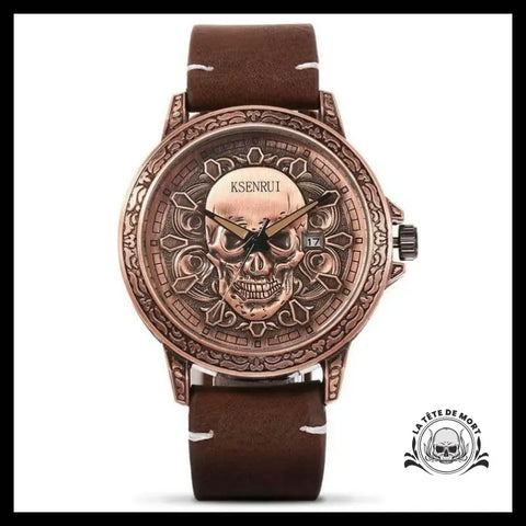 Montre Tête de Mort Homme
