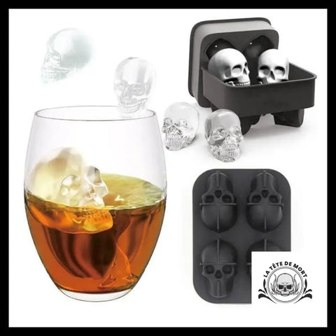 Moule à Glaçon Tête de Mort